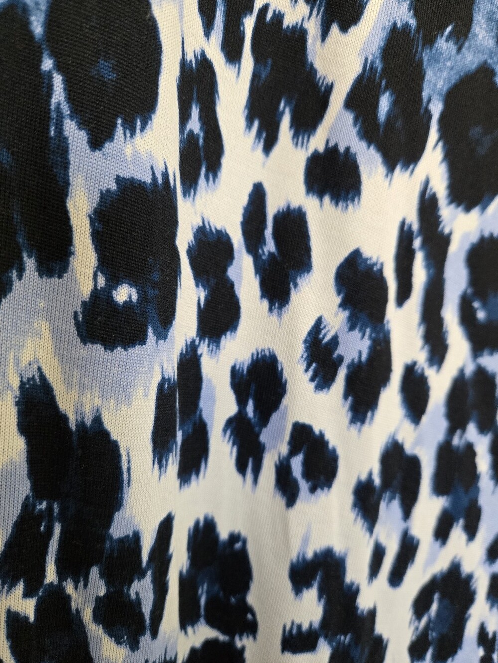 Diane Von Furstenberg DVF New Julian Silk Jersey Wrap Dress Size 12 Snow Cheetah - Picture 9 of 15